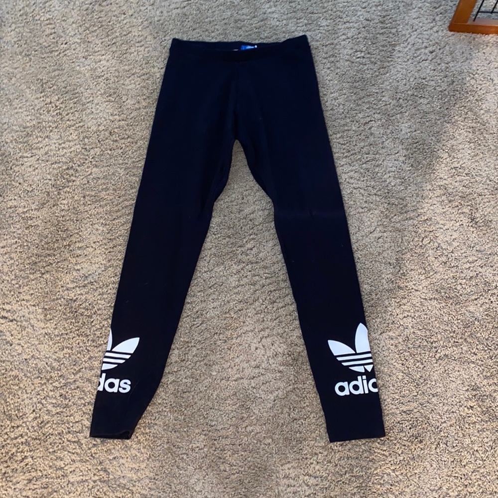Adidas Black Leggings Size Small